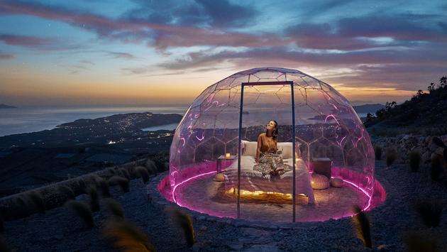 Take Camping in Greece to New Heights With Sky Dome